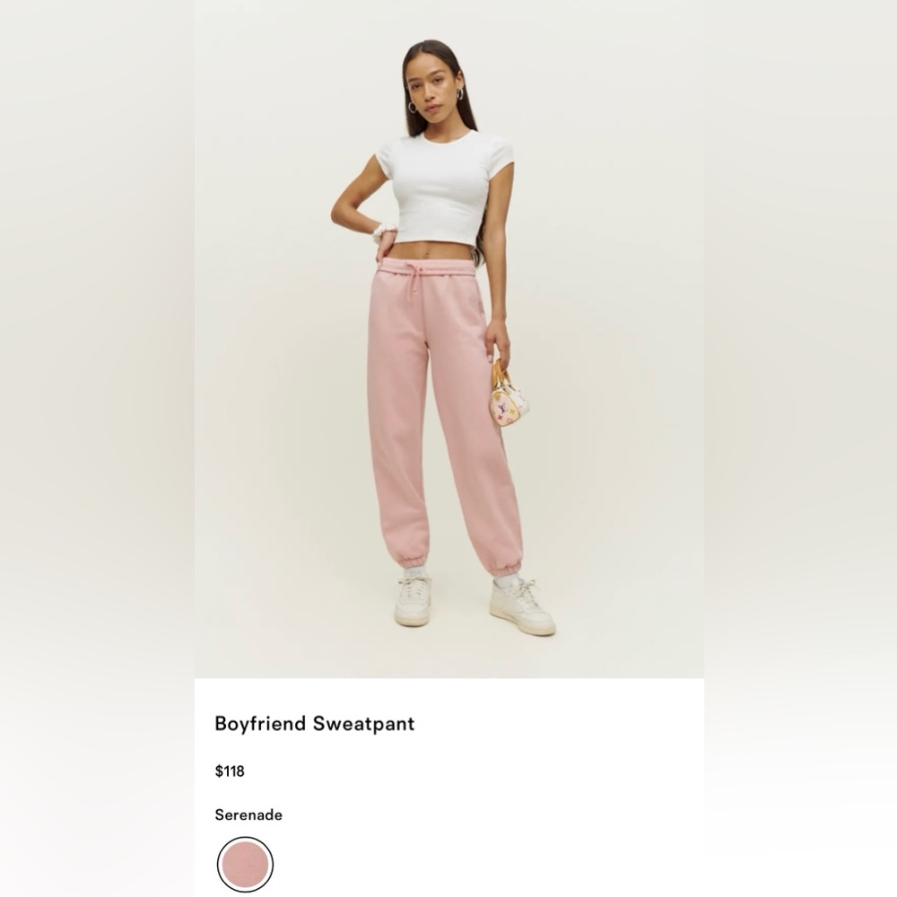 Reformation Boyfriend Sweatpants - Color Serenade